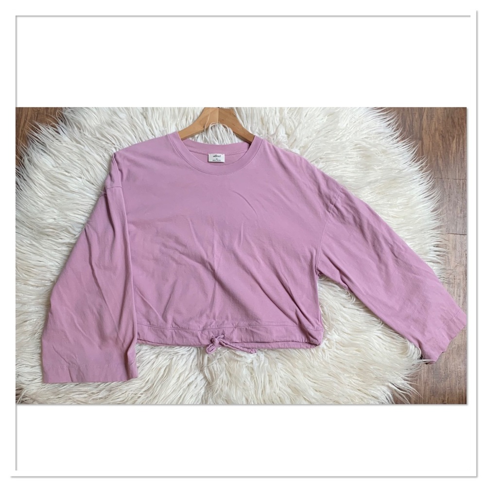 Aritzia Wilfred Wide Sleeve Axel Tee Purple Size XS